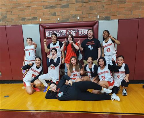 2023-24 8th Grade Middle School Girls basketball champions - Desert Foothills